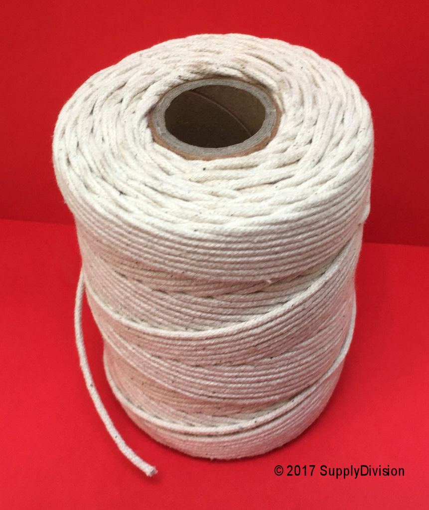 2mm pure UNBLEACHED Cotton cord 100m reel